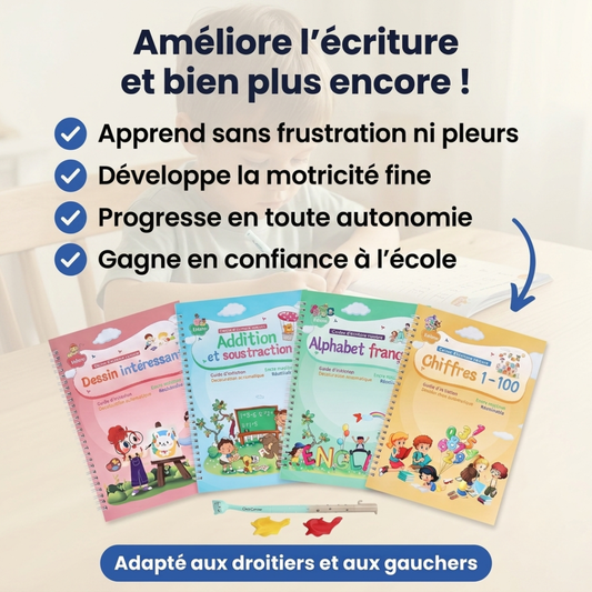 Clariva MagiScript® — Cahier d'Écriture Magique Pour Enfant