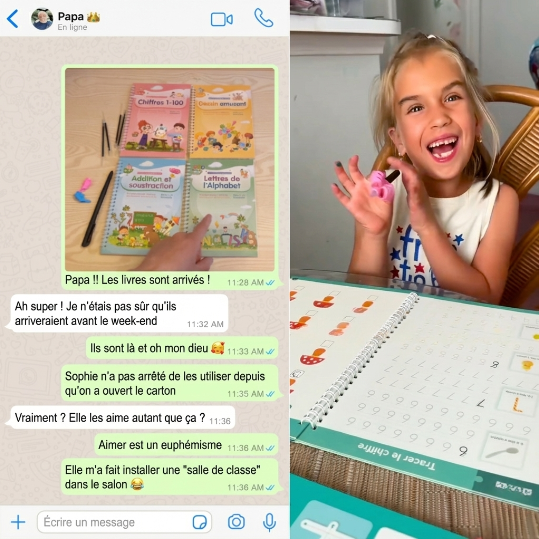 Clariva MagiScript® — Cahier d'Écriture Magique Pour Enfant