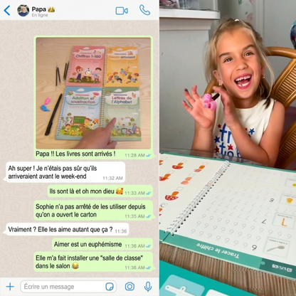 Clariva MagiScript® — Cahier d'Écriture Magique Pour Enfant